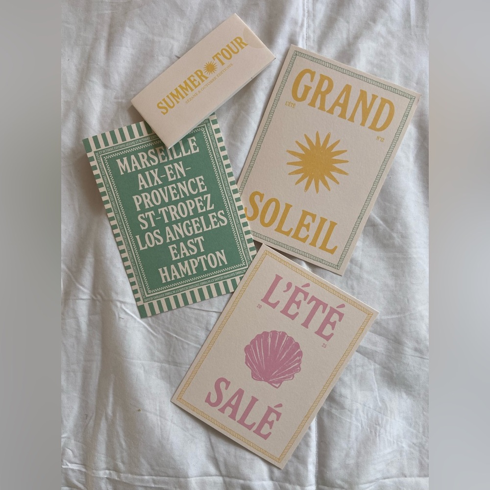 Sezane Postcards Set France